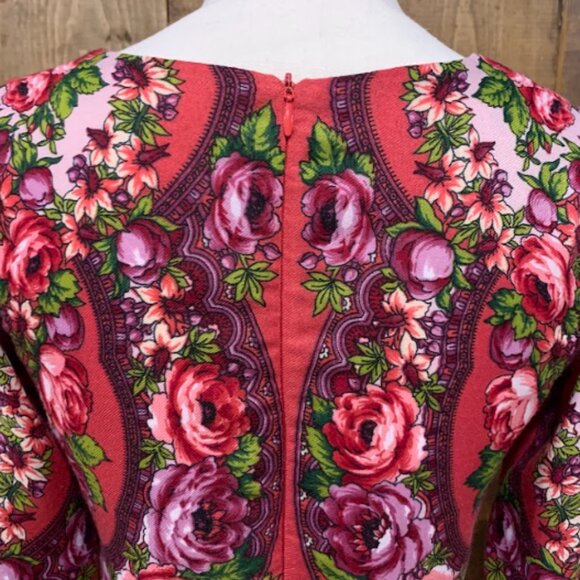 Bohemian Long Sleeve Dress - Picture 9 of 10